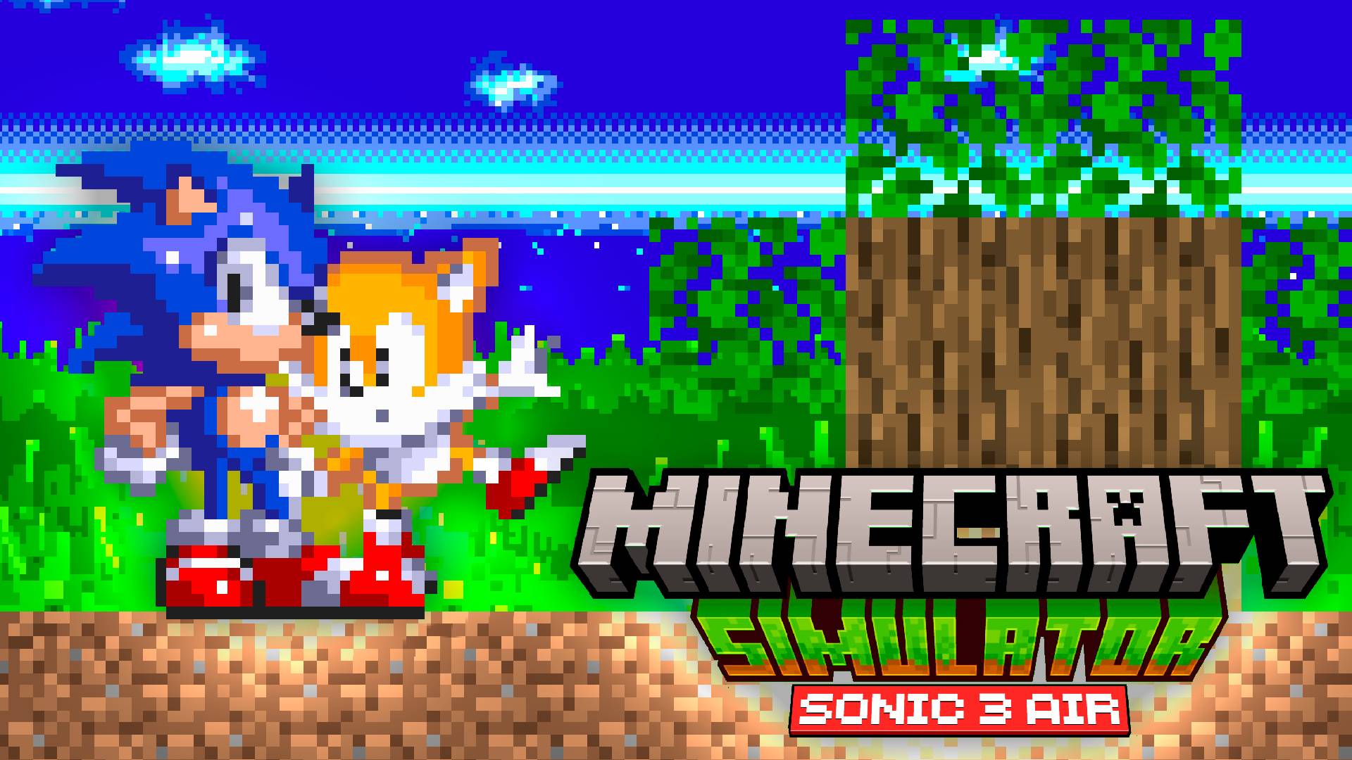 МАЙНКРАФТ СИМУЛЯТОР В СОНИК 3 A.I.R ► Мод на Sonic 3 A.I.R смотреть онлайн