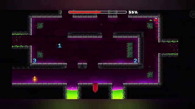 GEOMETRY DASH 2.2 - Dash 100% Complete All Coins (iOS, Android) смотреть онлайн