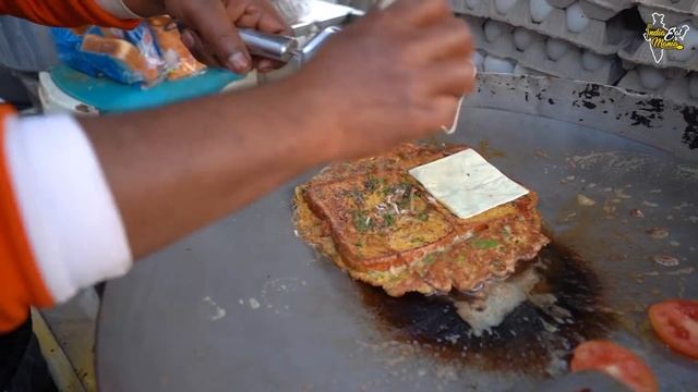 Chotu Bhai Ka Special Desi Egg Omelette Rs. 110/- Only l Delhi Street Food смотреть онлайн
