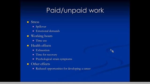 Women, Work And Health Research In Latin America