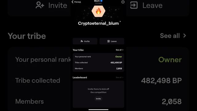 BLUM - TRIBE НА ЛУНУ! Какой tribe выбрать? Лучший tribe. Племя BLUM. Не входит в Tribe? Dogs Tribe смотреть онлайн
