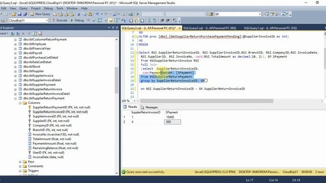 Business ERP Part 75 Purchases Return Amount Pending Store Procedure Database Microsoft Sql Server смотреть онлайн