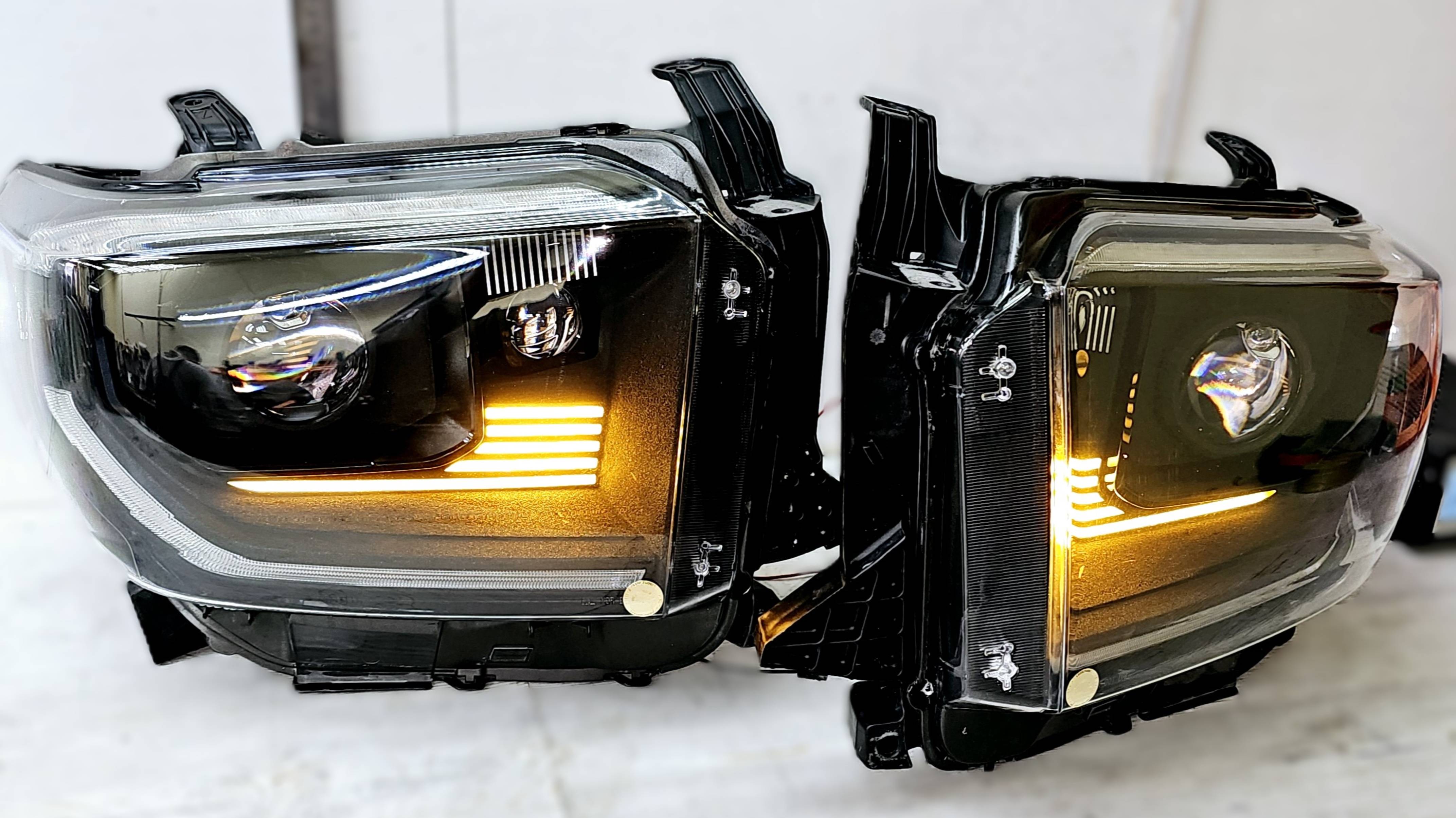 Toyota Tundra тюнинг комплект фар светодиодный от Ledstudio смотреть онлайн