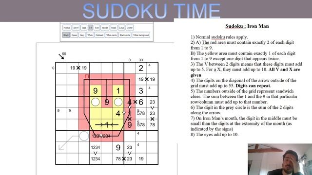 Iron Man Sudoku смотреть онлайн