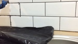 Затирка с помощью шприца. Фуговка кабанчика