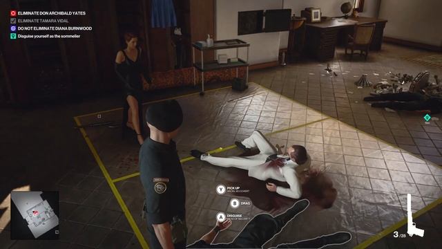 HITMAN 3 : Don Yates Killed by Diana Burnwood : Mission The farewell смотреть онлайн