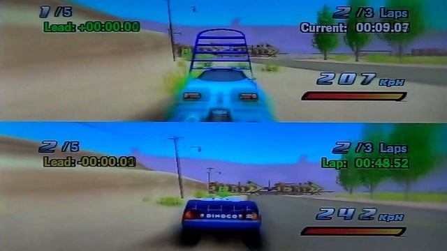 DISNEY PIXAR CARS - PART#131 - RADIATOR SPRINGS GRAND PRIX - WINGO VS MCQUEEN