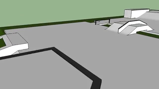 google sketchup skate plaza / park #6 смотреть онлайн