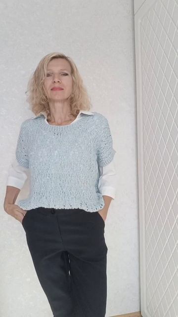 Тёплый кокон (жилет) по мотивам Брунелло Кучинелли. #handmade#вязание#knitting#своимируками смотреть онлайн