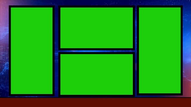 Four Windows green screen Talk show studio смотреть онлайн
