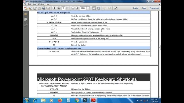Powerpoint Shortcut Keys 2020 New смотреть онлайн