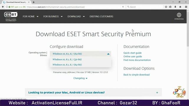 آموزش نصب آنتی ویروس نود 32 محصولات ESET смотреть онлайн