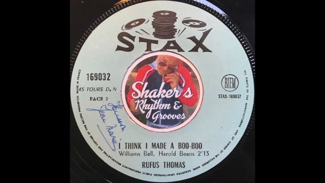 Rufus Thomas • I Think I Made A Boo-Boo • from 1968 on ATLANTIC #169.032 смотреть онлайн