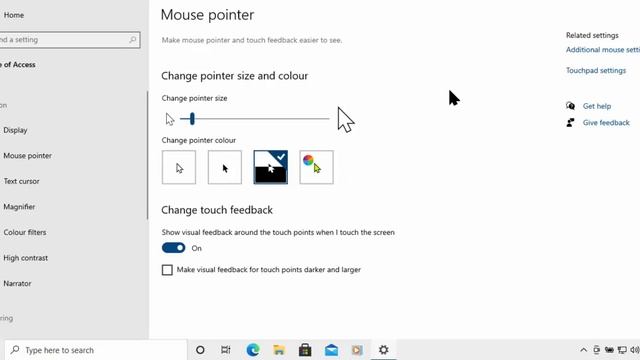 Change the Size and Colour of your Mouse Pointer in Windows 10 смотреть онлайн