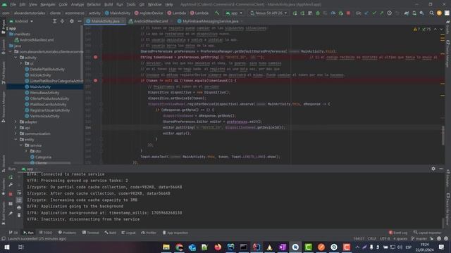 Implementar Notificaciones en Android con FCM (Firebase Cloud Messaging) y Servicio (Spring Boot) смотреть онлайн