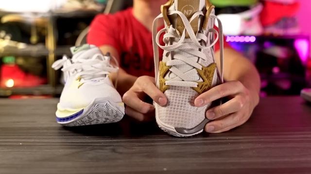Nike Kyrie Low 5 vs Nike Kyrie Low 4! смотреть онлайн