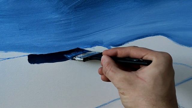 ЗВЕЗДНОЕ НЕБО. Живопись маслом на холсте смотреть онлайн