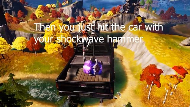 FLYING CAR GLITCH FORTNITE CHAPTER 4 SEASON 1 USING SHOCKWAVE HAMMER смотреть онлайн