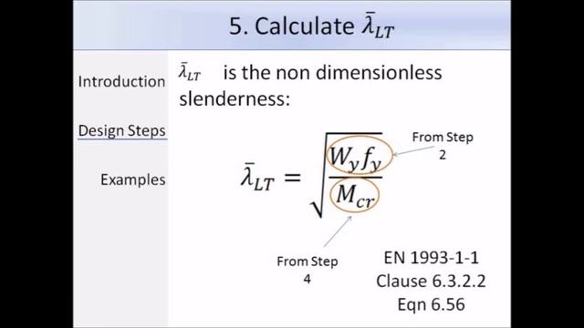 How to Calculate Design Buckling Resistance Moment | Lateral Torsional Buckling | Eurocode 3 EN1993 смотреть онлайн