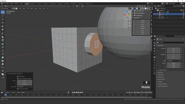 Come faccio a fare LOOP TOOLS Blender Tutorial смотреть онлайн