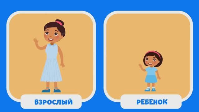 Изучаем противоположности/ РАЗВИВАЙКА/ДЛЯ МАЛЫШЕЙ
