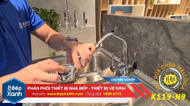 BepXANH.com | Giới Thiệu Vòi Rửa Chén Malloca K119N9 Dây Rút - Rất Tiện Lợi смотреть онлайн