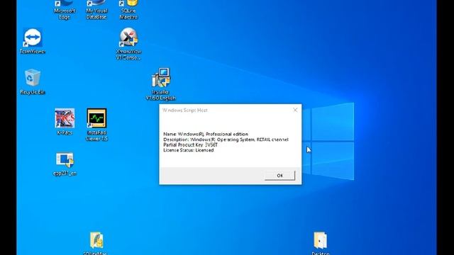 Windows OS license status check by simple CMD in windows 10 or windows 7 or windows server 2016. смотреть онлайн