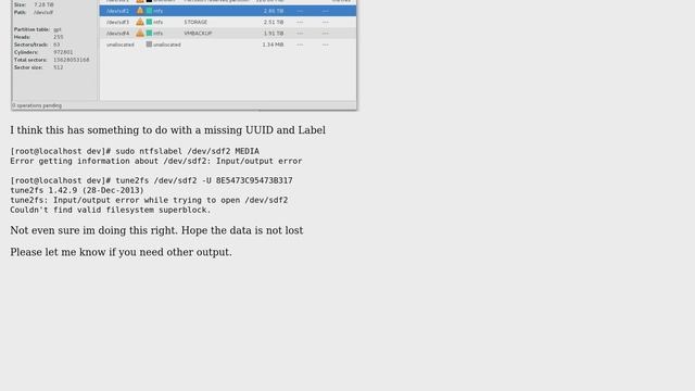 Unix & Linux: Missing partition / drive Centos 7 смотреть онлайн