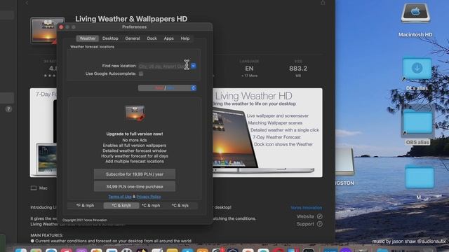 Living Weather & Wallpapers HD : Weather App from Mac App Store смотреть онлайн