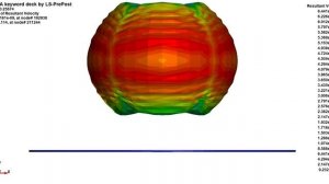 Ls-Dyna.Штамповка стальной заготовки взрывом. Часть 1.