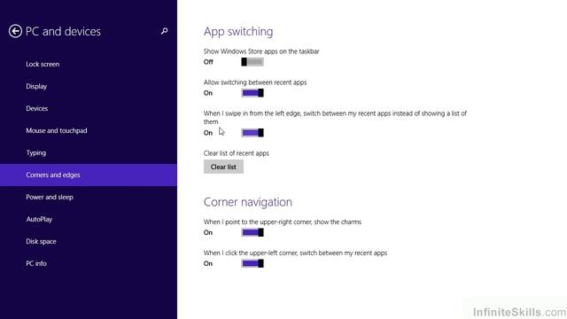 Windows 8.1 - New Features Tutorial | Disabling Screen Hot Corners смотреть онлайн
