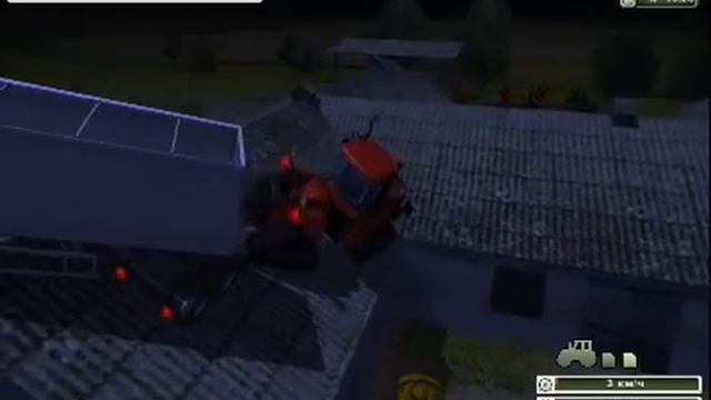 Езда по крышам домов в Farming Simulator 2013) смотреть онлайн