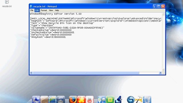 How to hide recycle bin using Windows XP смотреть онлайн