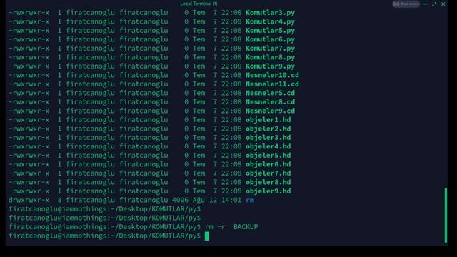 Linux rm Command (rm komutunun) Kullanımı ve Özellikleri смотреть онлайн
