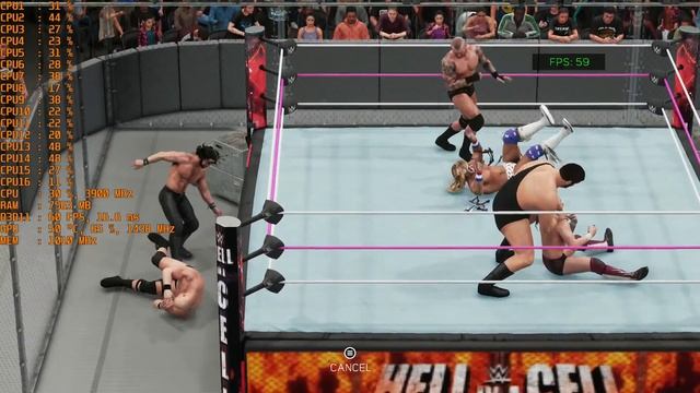 WWE 2K18 1440p max settings Vega 64 benchmark смотреть онлайн