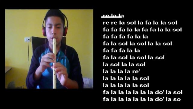 BAILAME Nacho, Yandel y Bad Bunny (REMIX) en flauta dulce смотреть онлайн