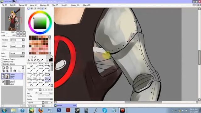 Easy Paint Tool Sai Tom OC painting смотреть онлайн