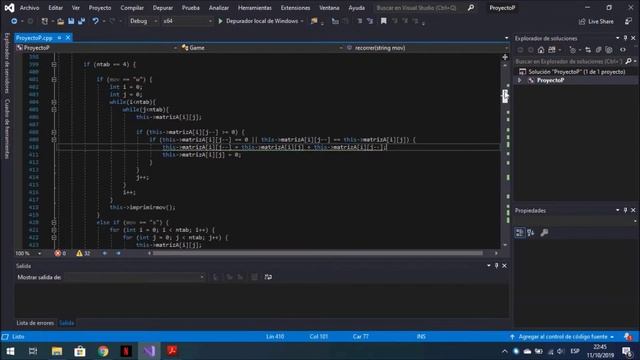 Juego 2048 - C++ смотреть онлайн
