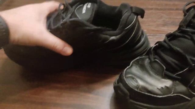 Результат стирки Nike Air Monarch в стиральной машине. смотреть онлайн
