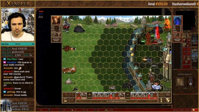 Как выглядит стрим героев от BATYA | Лучшее #24 | Heroes of Might and Magic III смотреть онлайн