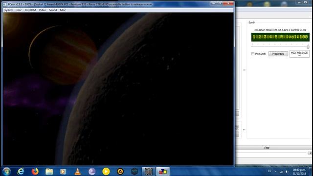 MUNT - MT32 Sound Module Emulator on PCEM 1.3 [Testing 4 games] [Not a Tutorial] смотреть онлайн