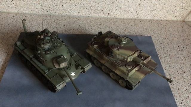 Tank Time! Tamiya M48A3 and Tiger 1 1/35 scale built model reviews смотреть онлайн