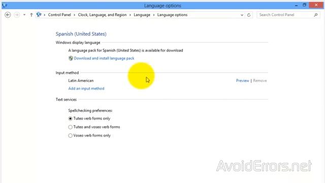 How to Change language English to Spanish Windows 8 смотреть онлайн