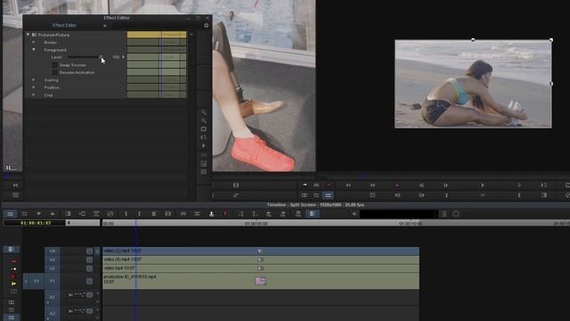 How to Create a Split-Screen Effect in AVID Media Composer смотреть онлайн