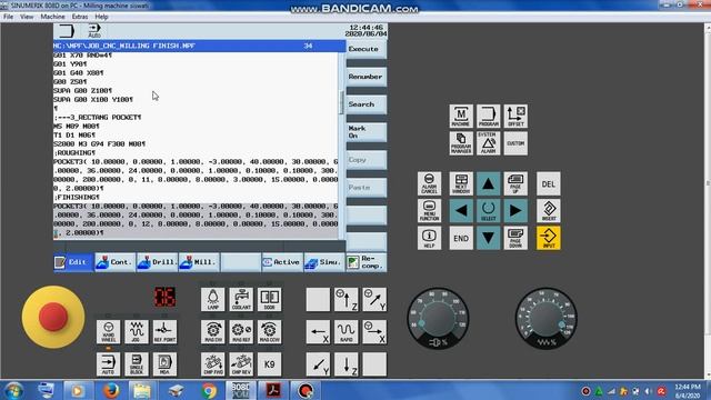 Menjelaskan Hasil Progam tugas 2 menggunakan Aplikasi SINUMERIK 808D on PC 4.6 Oleh Siswati смотреть онлайн