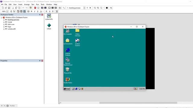 Windows 98 in Clickteam Fusion 2.5? (April Fools) смотреть онлайн