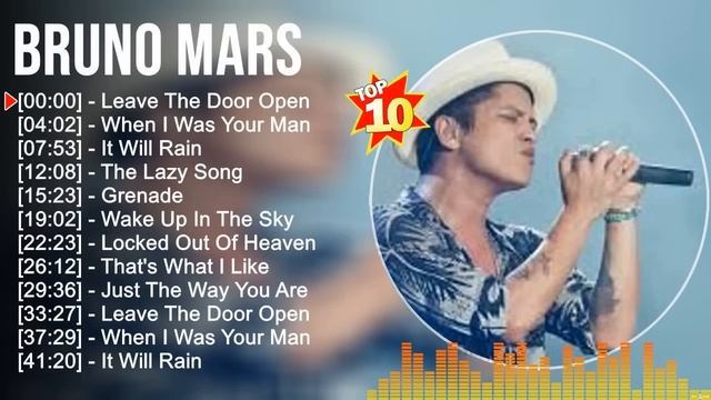 Bruno Mars Greatest Hits ~ Top 100 Artists To Listen In 2022 & 2023