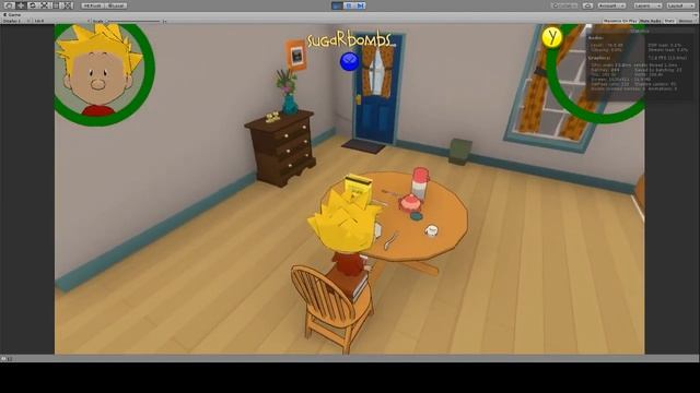 Calvin and Hobbes 3D: At table eating Sugarbombs(tm) смотреть онлайн