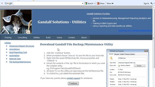 Installing Gandalf File Maintenance Utility смотреть онлайн