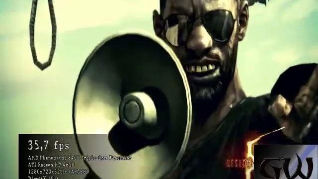 Resident evil 5 max settings dx10 on HD 4650 смотреть онлайн